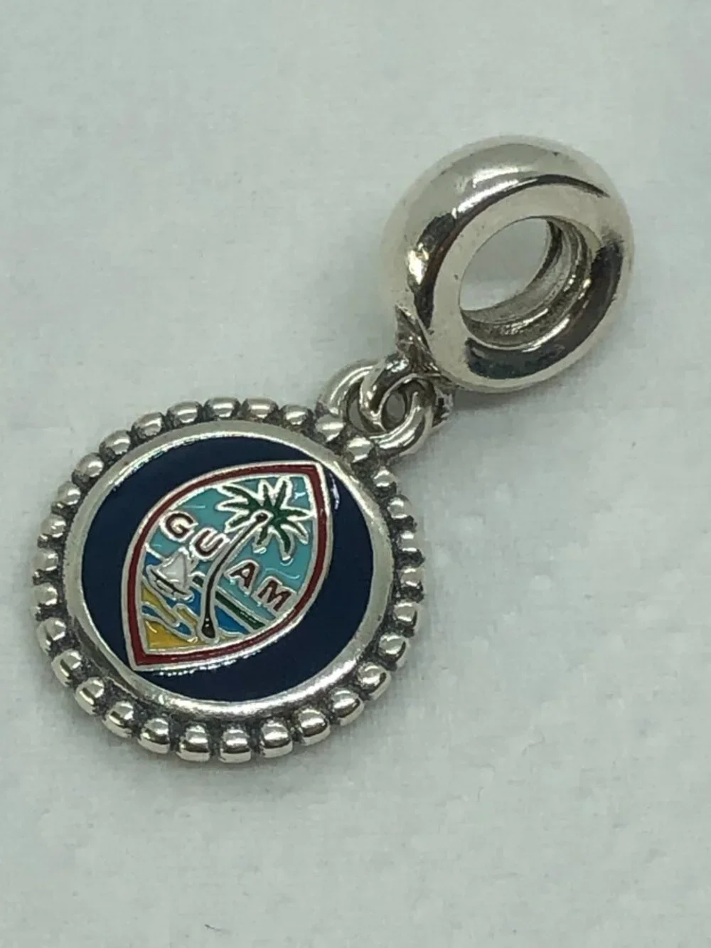 ✨ ✨PANDORA Island Of Guam Exclusive Flag Dangle Charm